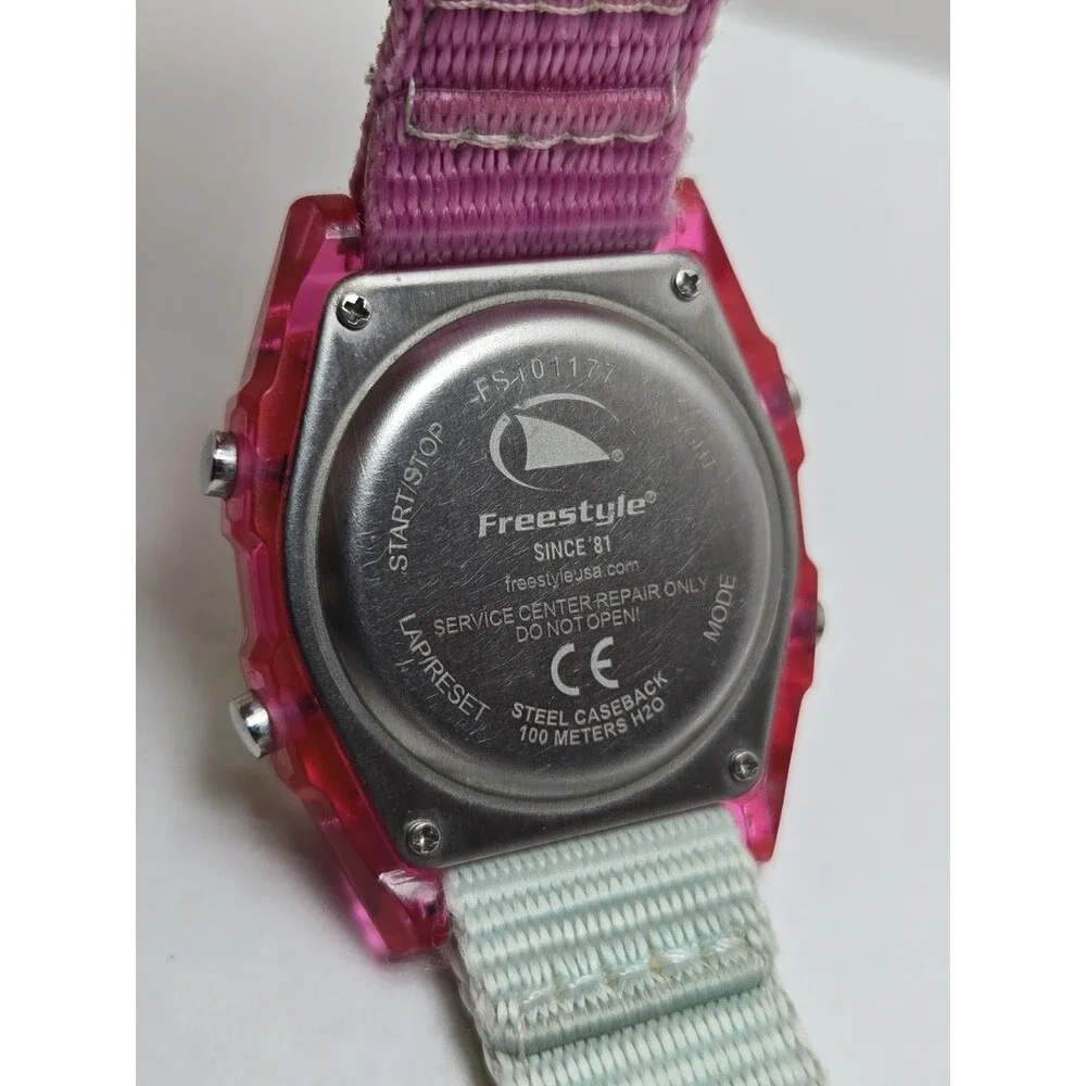 Freestyle Shark Classic Clip Popsicle FS101177 Digital Watch 100M WR New Battery